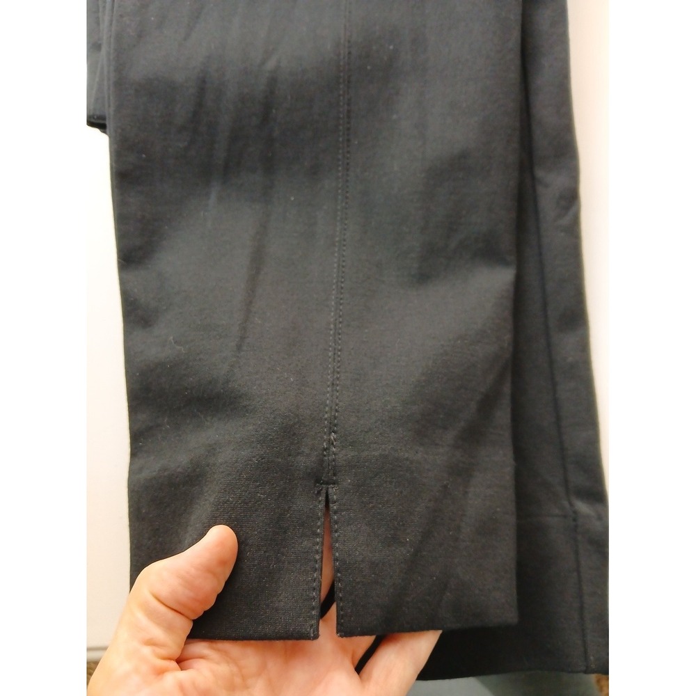 J Jill Black Pull On Ponte Knit Slim Leg Pants Women's Size Medium Viscose Bld - Picture 8 of 16